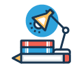 Award icon with a star and ribbon